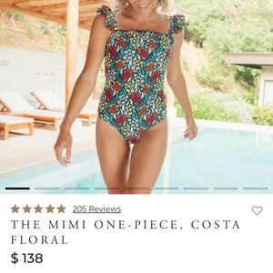 Albion fit The Mimi one-piece, costa flora, size small